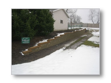 retaining walls holland michigan